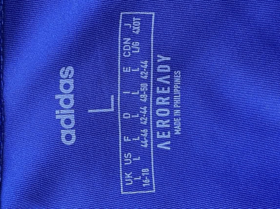 ADIDAS LEGGINGS ATHLETIC ΜΠΛΕ ΓΥΝΑΙΚΕΙΟ PRE OWNED L