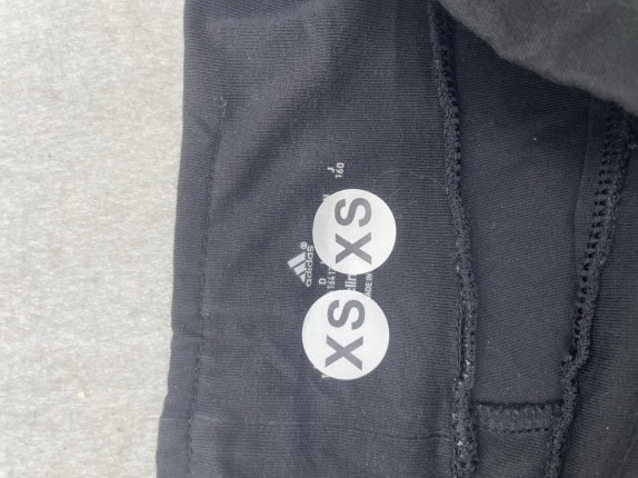 ADIDAS LEGGINGS SPORTSWEAR ΜΑΥΡΟ ΓΥΝΑΙΚΕΙΟ PRE OWNED XS