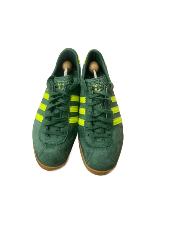 ADIDAS LONDON SNEAKERS RETRO GREEN YELLOW MEN PRE OWNED EU 44.5