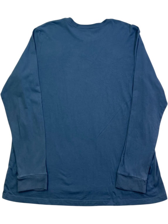ADIDAS LONGSLEEVE TEE GRAPHIC BLUE UOMO PRE OWNED L