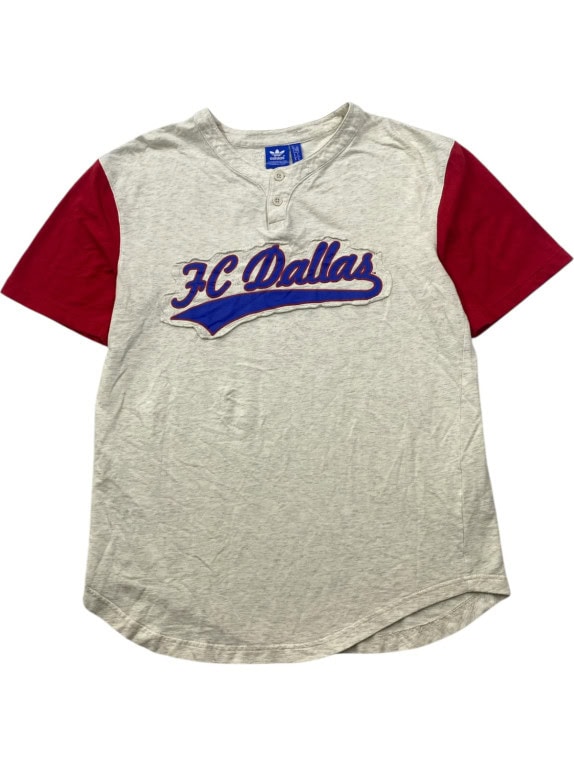 ADIDAS ΜΠΛΟΥΖΑ HENLEY SPORTSWEAR ΓΚΡΙ ΑΝΤΡΙΚΟ PRE OWNED M