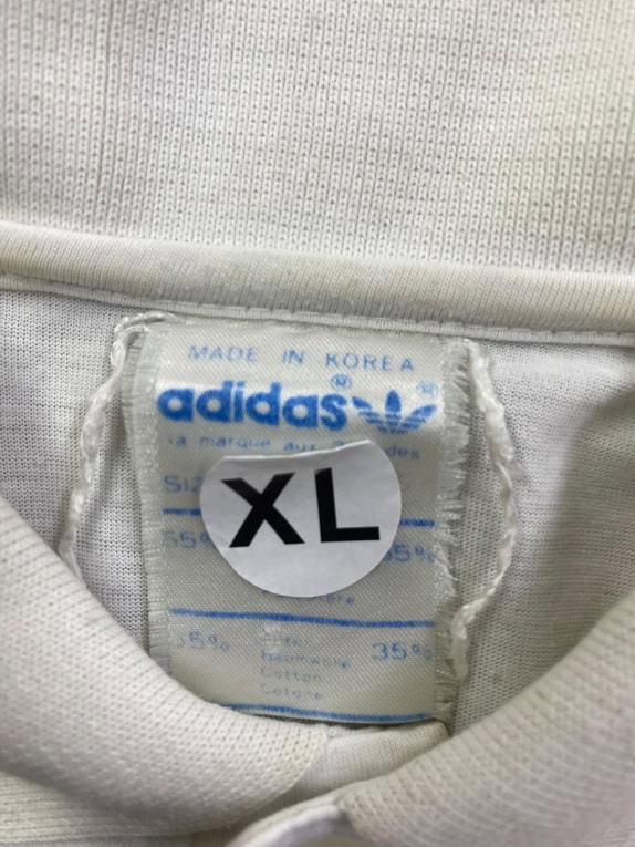 ADIDAS ΜΠΛΟΥΖΑ POLO VINTAGE TREFOIL LOGO ΛΕΥΚΟ ΑΝΔΡΙΚΟ XL