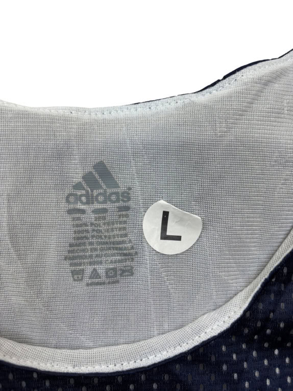 ADIDAS CANOTTA BASKET MICHIGAN WOLVERINES BLU UOMO PRE OWNED L