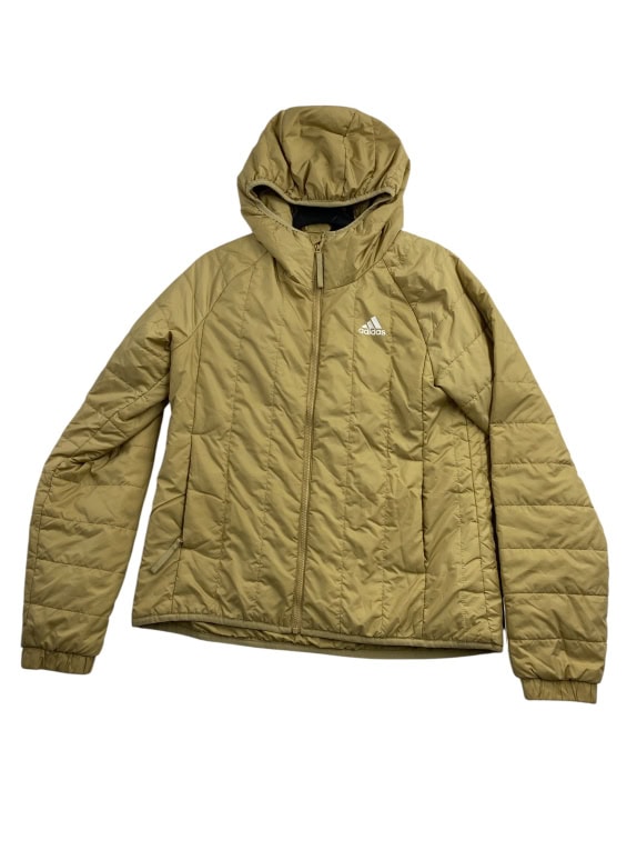 ADIDAS ΜΠΟΥΦΑΝ PUFFER OUTDOOR LOGO ΛΑΔΙ/ΧΑΚΙ ΓΥΝΑΙΚΕΙΟ S