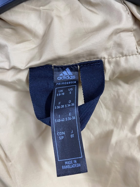 ADIDAS ΜΠΟΥΦΑΝ PUFFER OUTDOOR LOGO ΛΑΔΙ/ΧΑΚΙ ΓΥΝΑΙΚΕΙΟ S