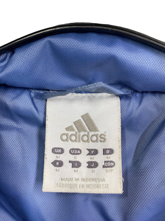 Adidas Μπουφάν Puffer Vintage Λογότυπο Μπλε Ανδρικό M
