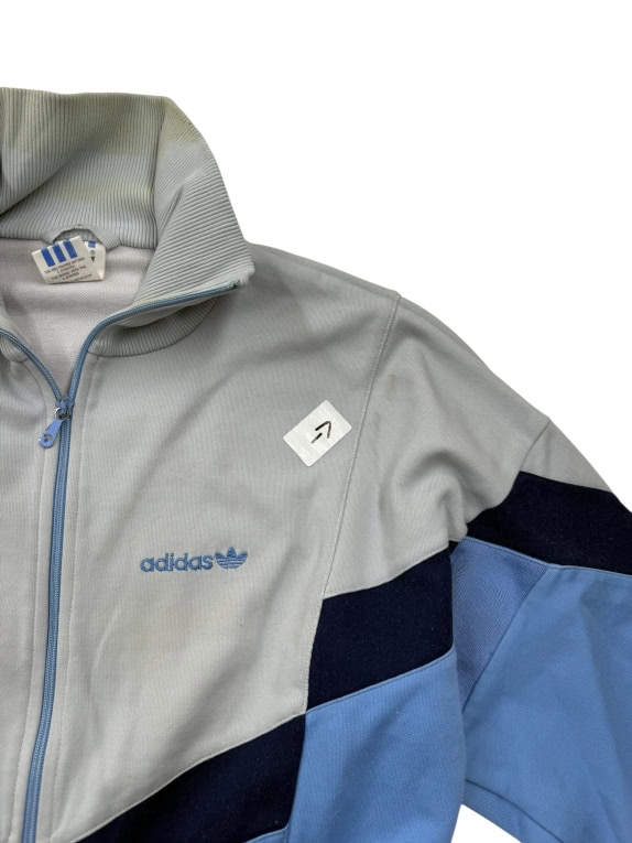ADIDAS ΟΛΟΣΩΜΗ ΦΟΡΜΑ VINTAGE ΜΕ ΛΟΓΟΤΥΠΟ ΓΑΛΑΖΙΟ/ΓΚΡΙ UNISEX L