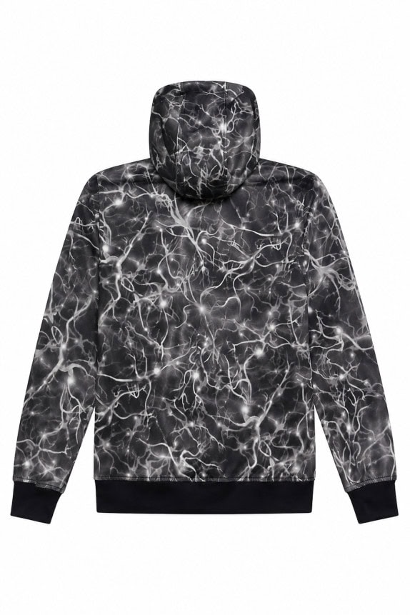ADIDAS ORIGINALS HOODIE GRAPHIC ΜΑΥΡΟ ΓΚΡΙ UNISEX PRE OWNED M