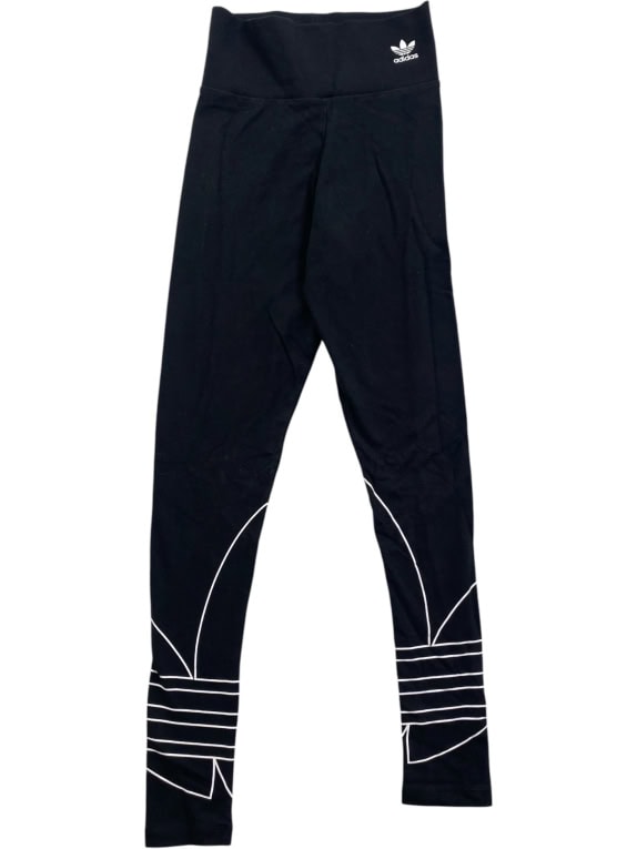 Adidas Originals Leggings Athletic Logo Nero da Donna XS