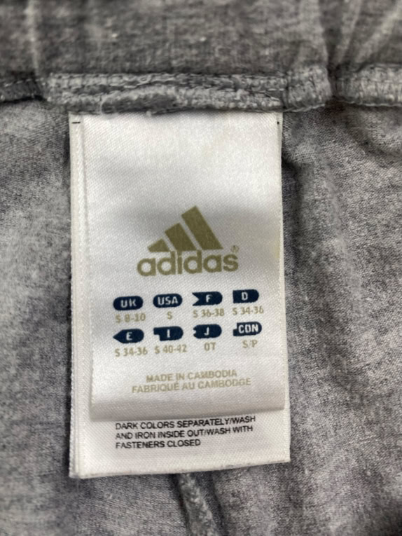 Adidas Track Pants Casual Logo Grey Women’s S