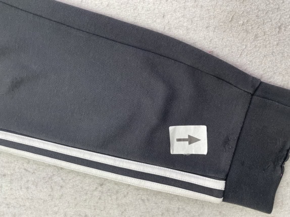 ADIDAS TRACK PANTS SPORTSWEAR BLACK UNISEX PRE OWNED S
