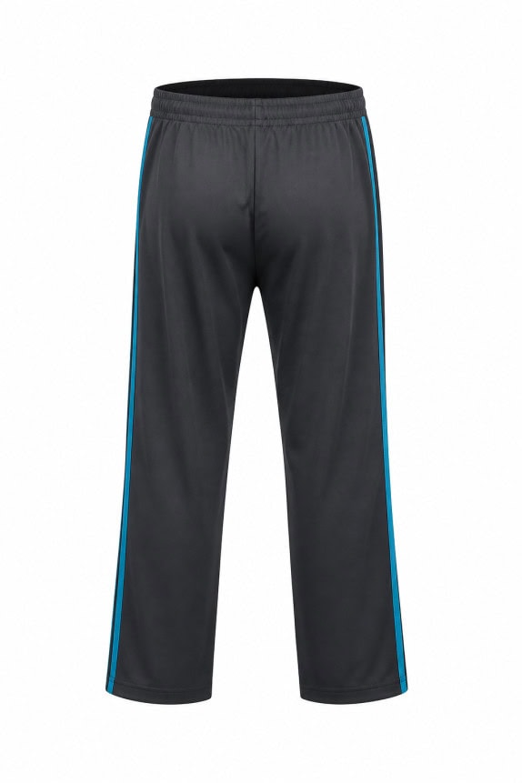 ADIDAS TRACK PANTS SPORTSWEAR BLACK UNISEX PRE OWNED L