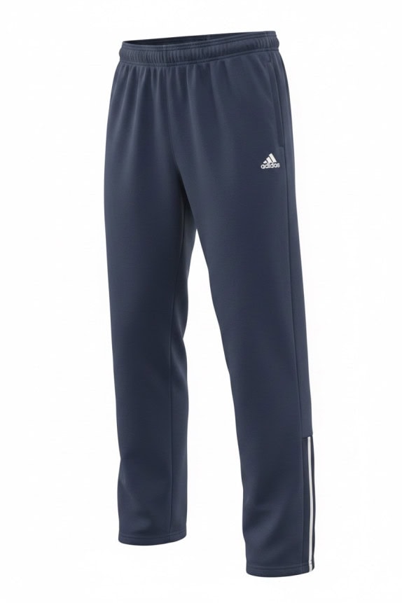 ADIDAS TRACK PANTS SPORTSWEAR NAVY MENS PRE OWNED L