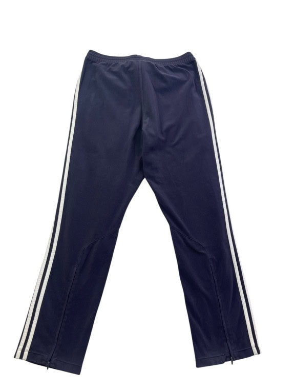ADIDAS TRACK PANTS SPORTSWEAR NAVY UNISEX PRE OWNED L