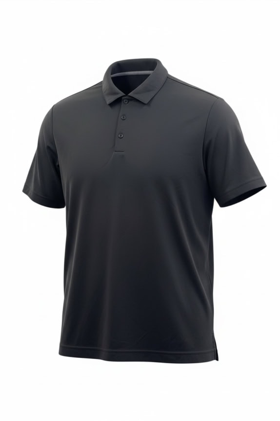 Adidas Polo Nera da Uomo Climalite Large