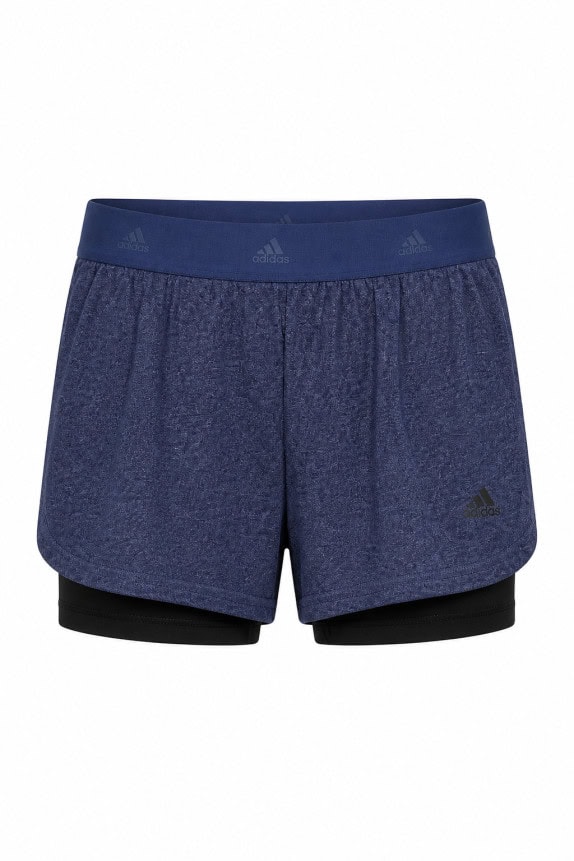 ADIDAS RUNNING SHORTS SPORTSWEAR NAVY BLACK WOMENS PRE OWNED M