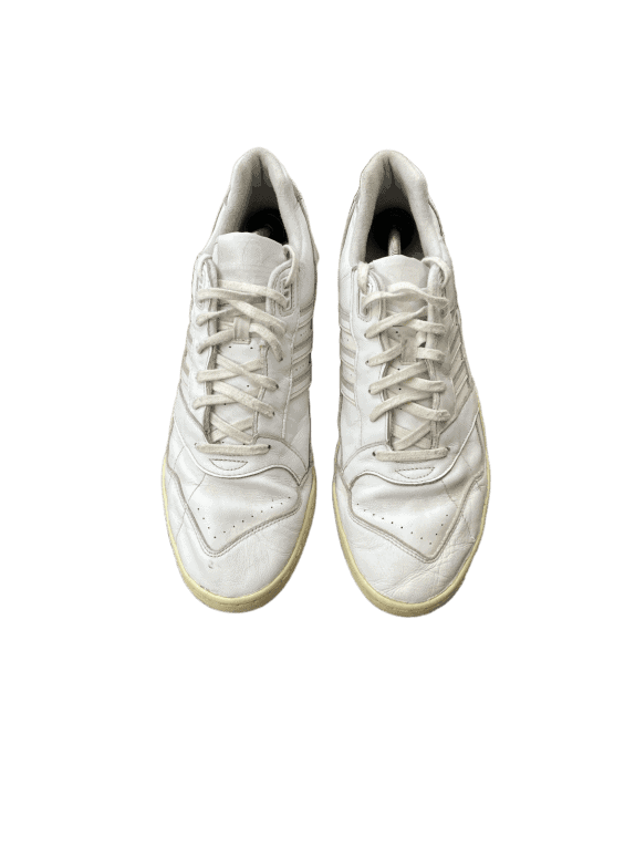 ADIDAS SNEAKERS RETRO SPORTSWEAR OFF WHITE UNISEX PRE OWNED EU 47 1/3