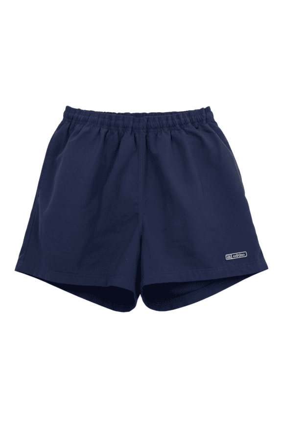 ADIDAS Pantaloncini Vintage con Piccolo Logo Blu Scuro da Uomo L