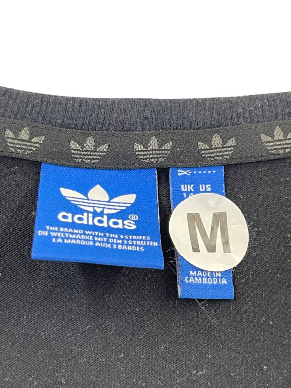 ADIDAS T SHIRT GRAPHIC ΜΑΥΡΟ ΓΥΝΑΙΚΕΙΟ PRE OWNED M