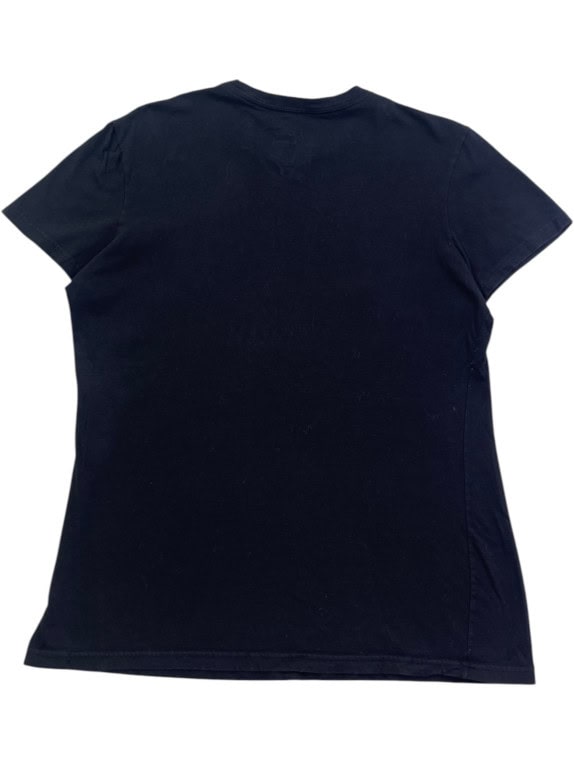 ADIDAS T SHIRT GRAPHIC BLACK WOMEN PRE OWNED S