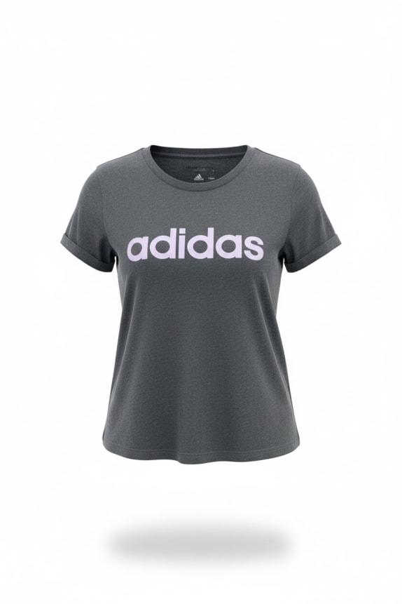 ADIDAS T-SHIRT ΓΥΝΑΙΚΕΙΟ ΜΕ ΛΟΓΟΤΥΠΟ ΓΚΡΙ S