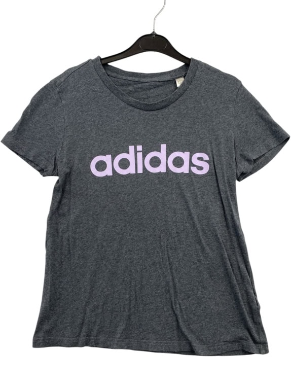 ADIDAS T-SHIRT DA DONNA CON LOGO GRIGIA S