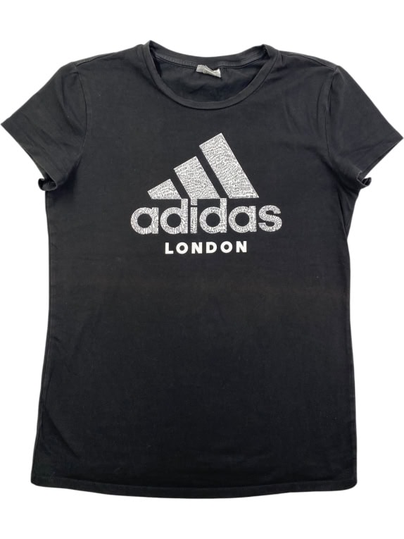ADIDAS T-SHIRT LONDON LOGO ΜΑΥΡΟ ΓΥΝΑΙΚΕΙΟ M