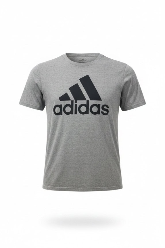 ADIDAS T SHIRT SPORTSWEAR GREY MENS PRE OWNED L