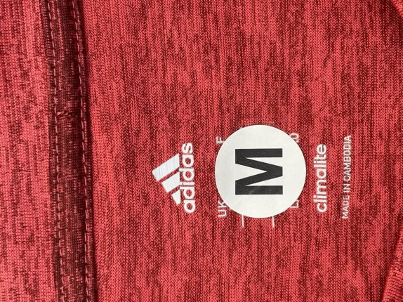 ADIDAS T SHIRT SPORTY RED ΑΝΤΡΙΚΟ PRE OWNED M