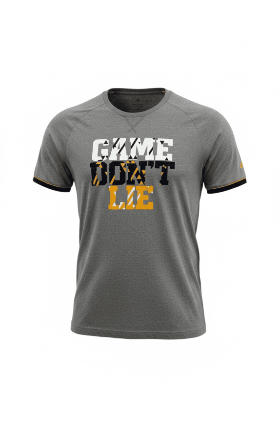 ADIDAS T-SHIRT VINTAGE GAME DON\'T LIE GRIGIA DA UOMO L