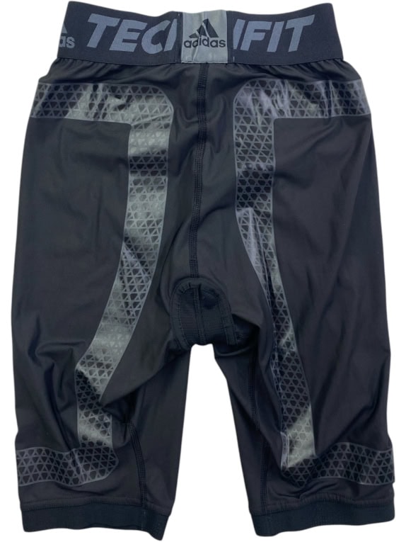 ADIDAS Techfit Leggings sportivi 3/4 Training Logo Nero da uomo S