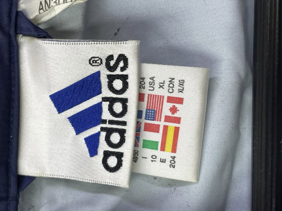 2000 ADIDAS TRACK JACKET  NAVY ΑΝΤΡΙΚΟ PRE OWNED XL