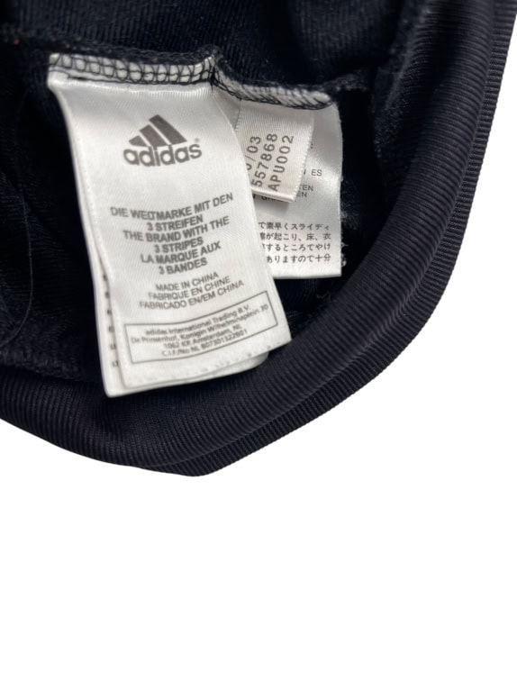 Adidas Track Jacket Μαύρο με Ρίγες Zip-Up Unisex M