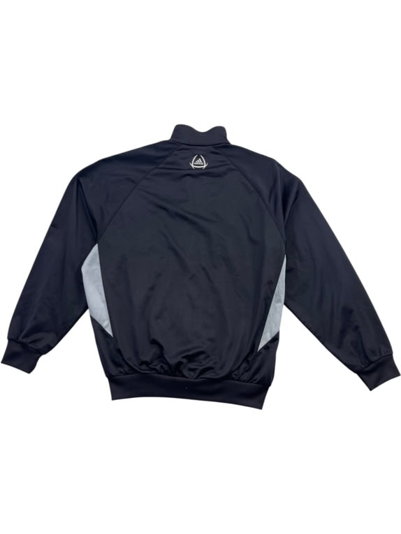 Adidas Track Jacket Μαύρο με Ρίγες Zip-Up Unisex M