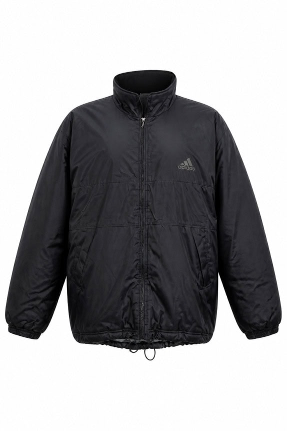 1990S ADIDAS TRACK JACKET MINIMAL NERO UOMO PRE OWNED L
