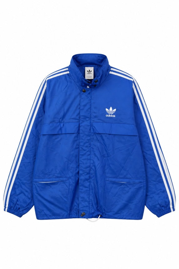 1980S ADIDAS TRACK JACKET SPORTSWEAR BLUE MEN PRE OWNED M