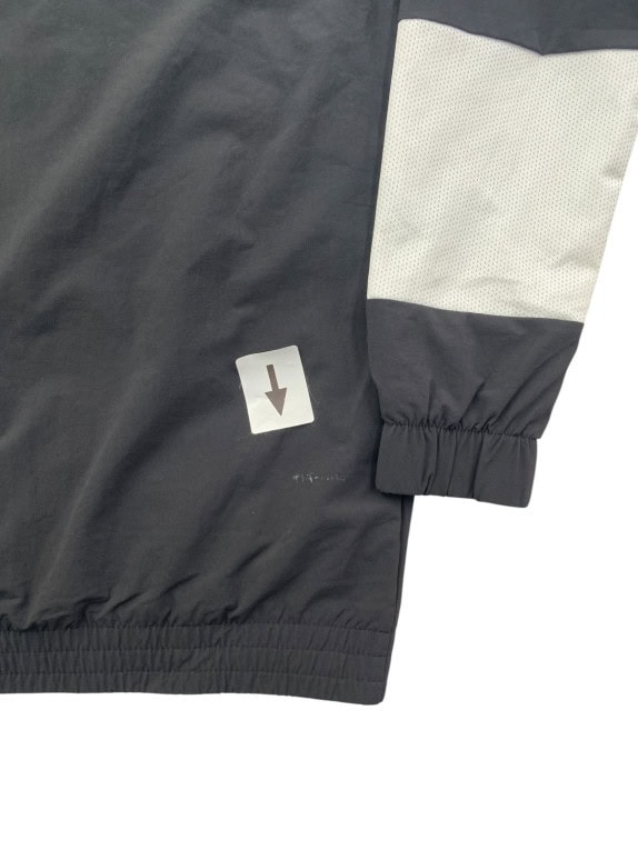 ADIDAS TRACK JACKET SPORTSWEAR ΜΑΥΡΟ ΛΕΥΚΟ ΑΝΤΡΙΚΟ PRE OWNED L