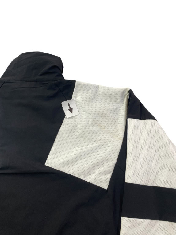 ADIDAS TRACK JACKET SPORTSWEAR ΜΑΥΡΟ ΛΕΥΚΟ ΑΝΤΡΙΚΟ PRE OWNED L