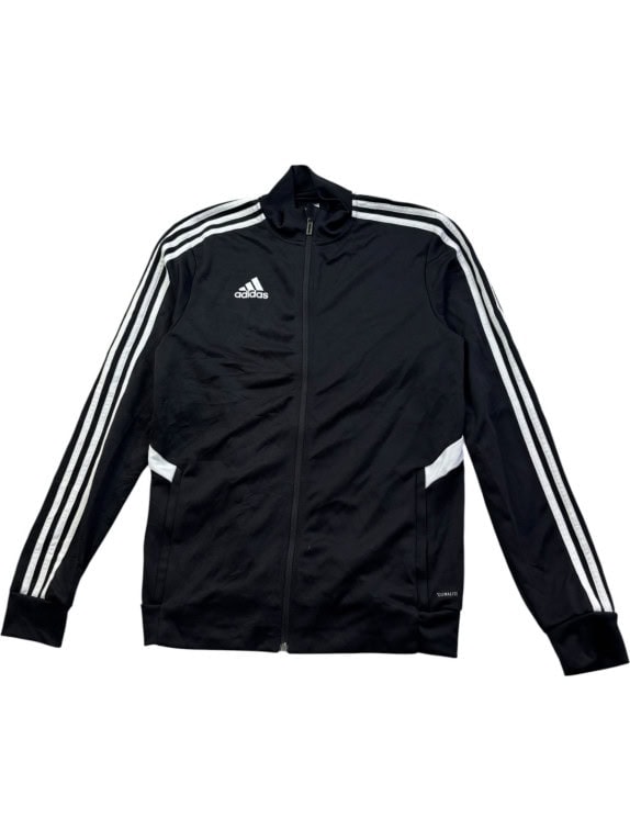 ADIDAS TRACK JACKET SPORTSWEAR ΜΑΥΡΟ UNISEX PRE OWNED S