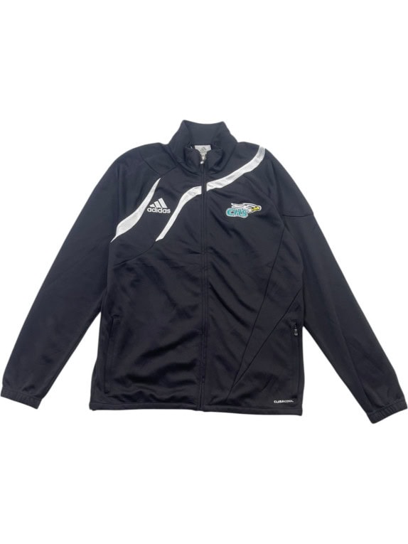 ADIDAS TRACK JACKET SPORTSWEAR ΜΑΥΡΟ UNISEX PRE OWNED M