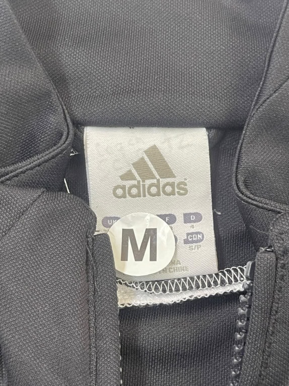 ADIDAS TRACK JACKET SPORTSWEAR ΜΑΥΡΟ UNISEX PRE OWNED M