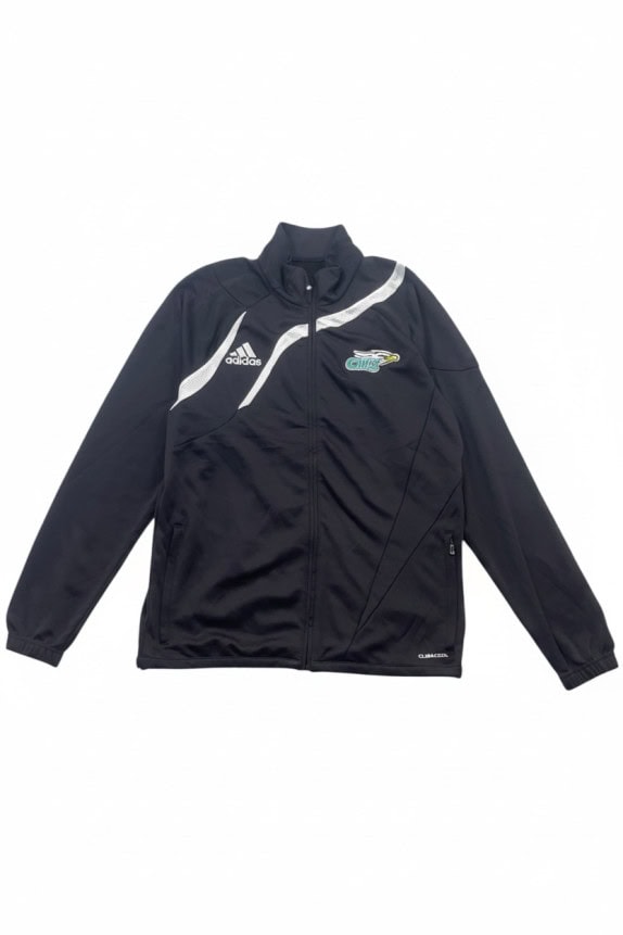 ADIDAS TRACK JACKET SPORTSWEAR ΜΑΥΡΟ UNISEX PRE OWNED M