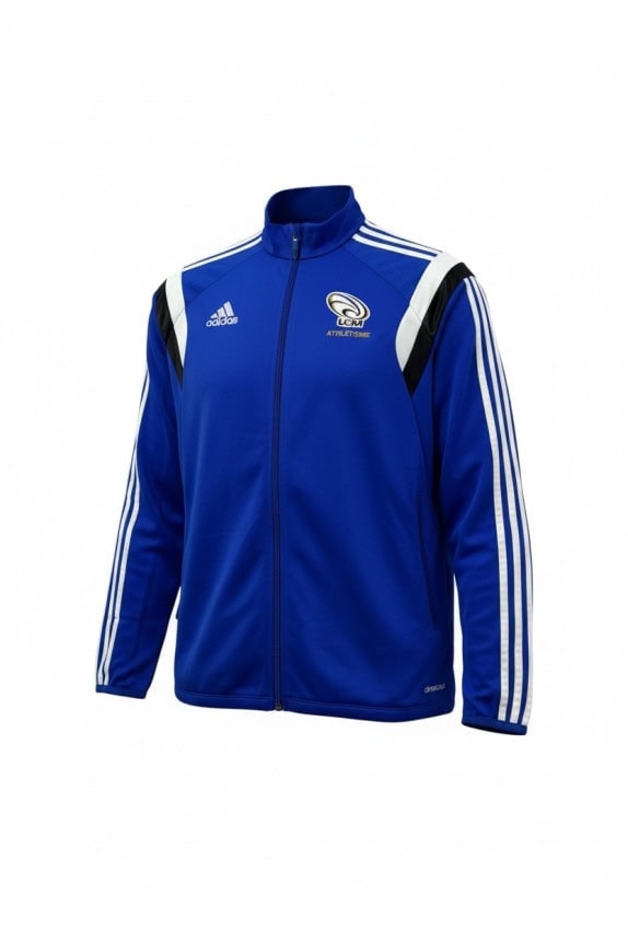 ADIDAS GIACCA TRACK SPORTSWEAR BLU UOMO PRE OWNED M