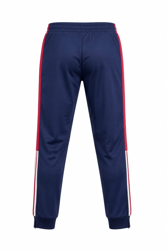 1990S ADIDAS TRACK PANTS VINTAGE ΜΠΛΕ ΑΝΤΡΙΚΟ PRE OWNED L