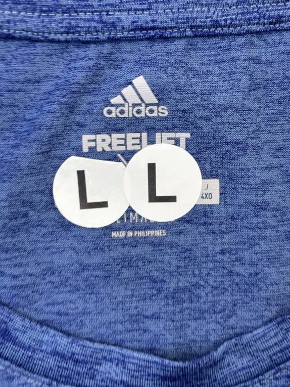 ADIDAS TSHIRT ΑΘΛΗΤΙΚΟ ΜΠΛΕ ΑΝΤΡΙΚΟ PRE OWNED L