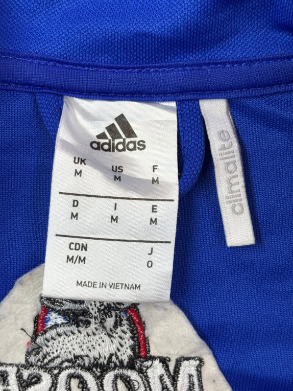 ADIDAS TRACK JACKET SPORTSWEAR BLUE MEN PRE OWNED M