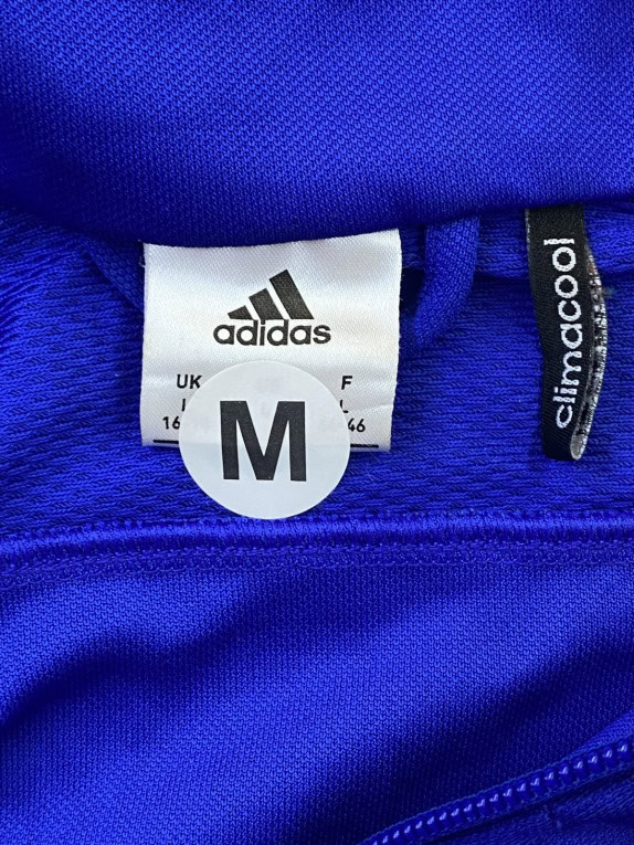 ADIDAS ΖΑΚΕΤΑ TRACK JACKET SPORTY ΜΠΛΕ ΓΥΝΑΙΚΕΙΟ PRE OWNED M