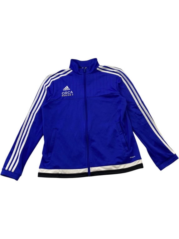 ADIDAS ΖΑΚΕΤΑ TRACK JACKET SPORTY ΜΠΛΕ ΓΥΝΑΙΚΕΙΟ PRE OWNED M