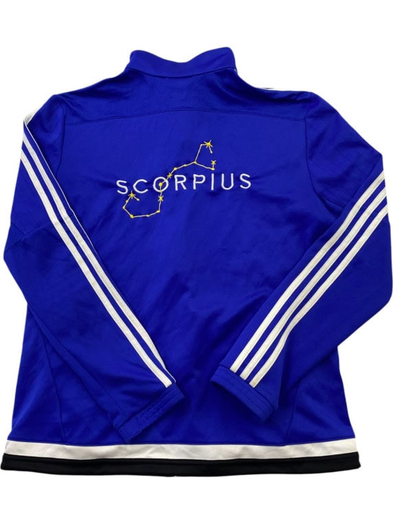 ADIDAS ΖΑΚΕΤΑ TRACK JACKET SPORTY ΜΠΛΕ ΓΥΝΑΙΚΕΙΟ PRE OWNED M