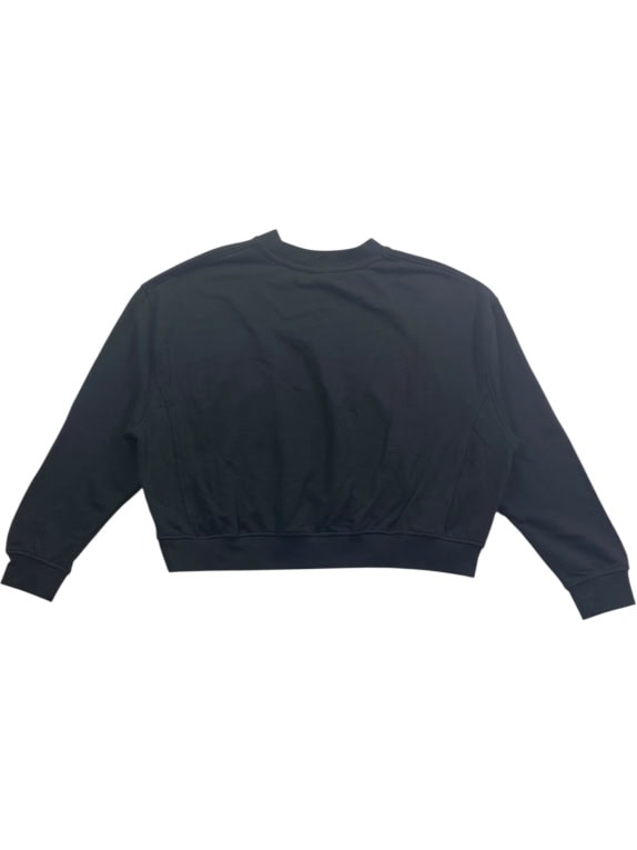 Admiral Cropped Sweatshirt Casual England Logo Black Women’s S